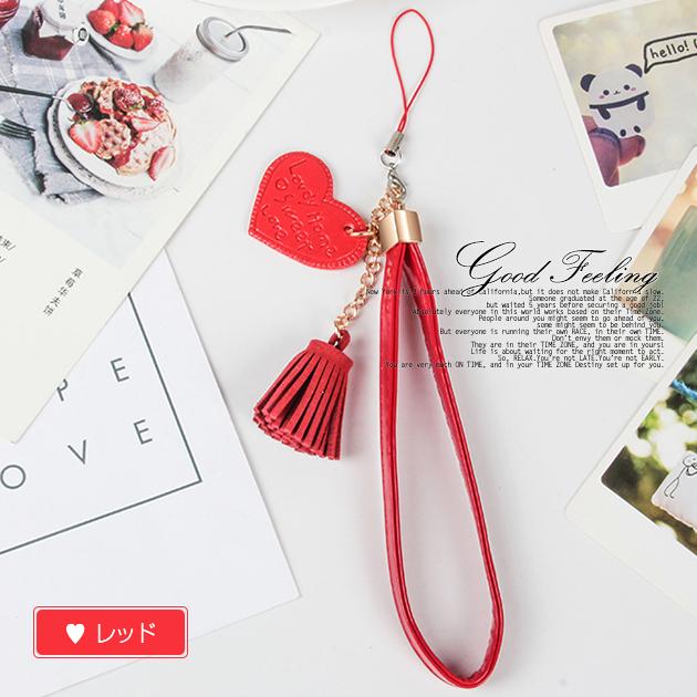 ストラップ スマホ リング スマホストラップ 落下防止 タッセル チャーム ハート Gfstrap009 スマホケース手帳型iphoneケースgf 通販 Yahoo ショッピング