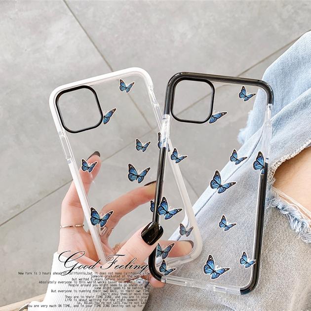 スマホケース Iphone12 Pro Se ケース クリア Iphone13 Xr 携帯 Se2 カバー 透明 Iphone11 スマホ 携帯 Xs 7 8 Iphoneケース 蝶 蝶柄 スマホケース手帳型iphone携帯ケースgf 通販 Paypayモール