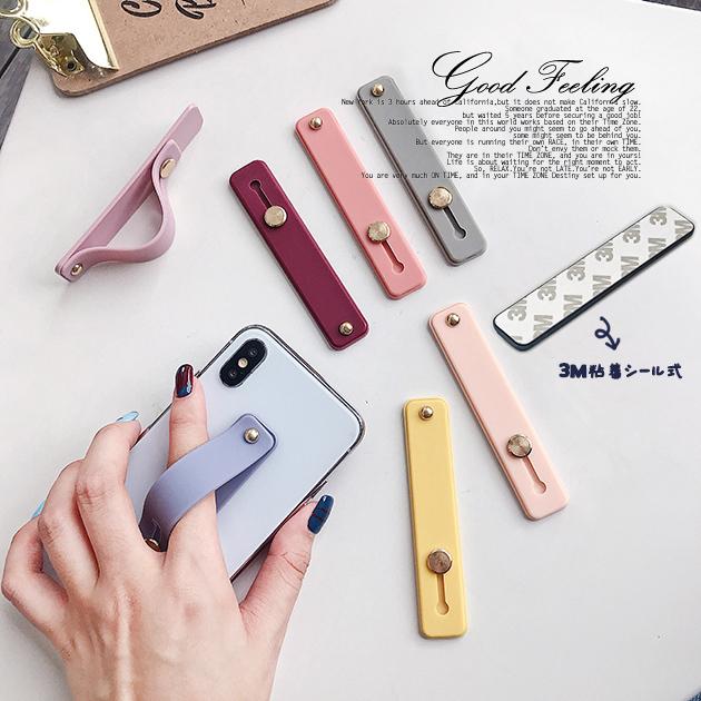 スマホリング おしゃれ バンカーリング ブランド スマホベルト スマホバンド 透明 携帯リング メーカー直送 携帯 薄型 スマホ