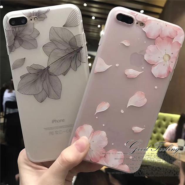 スマホケース Iphone Se 2 3 ケース クリア スマホケース Iphone13 Xr Se ケース 透明 Iphone12 携帯 Iphone11 Xs 7 8 Iphoneケース 花 花柄 Iphone13se携帯スマホケース手帳型gf 通販 Paypayモール