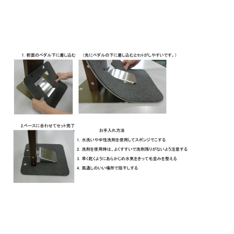 純日本製 30万回の耐久試験クリア 消毒液スタンド 足踏み式 アルコールディスペンサーフットペダル アルコール 消毒 全6色ロータイプ S02シャインチーク_6