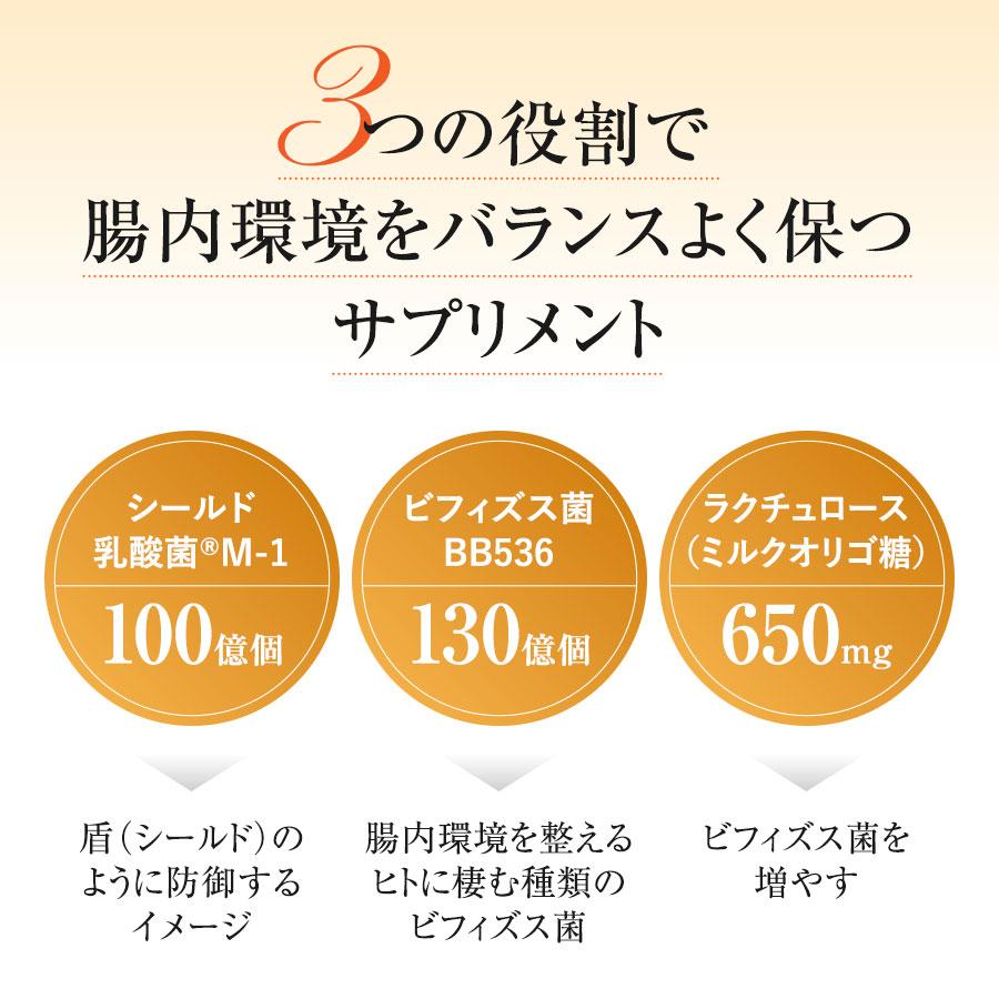 SOGO SMILE 乳酸菌＋ビフィズス菌 120粒(約30日分)植物性