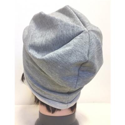 綿の深々帽子 グレー C027 帽子 医療用帽子 PEER【PE】｜sogo-e-shop｜04
