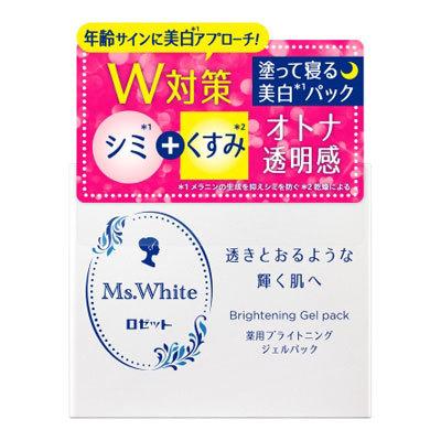 Ms White 薬用ブライトニングジェルパック 100g ロゼット Pt そうごう薬局 E Shop 通販 Yahoo ショッピング