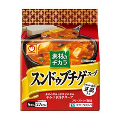 素材のチカラ スンドゥブチゲスープ 6.6g×5食入 東洋水産【YH】｜sogo-e-shop