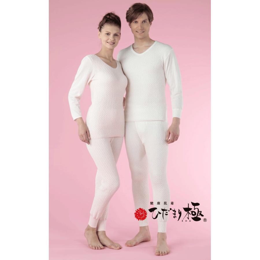 健繊ひだまりプレミアム紳士長袖U首シャツと紳士ズボン下セット