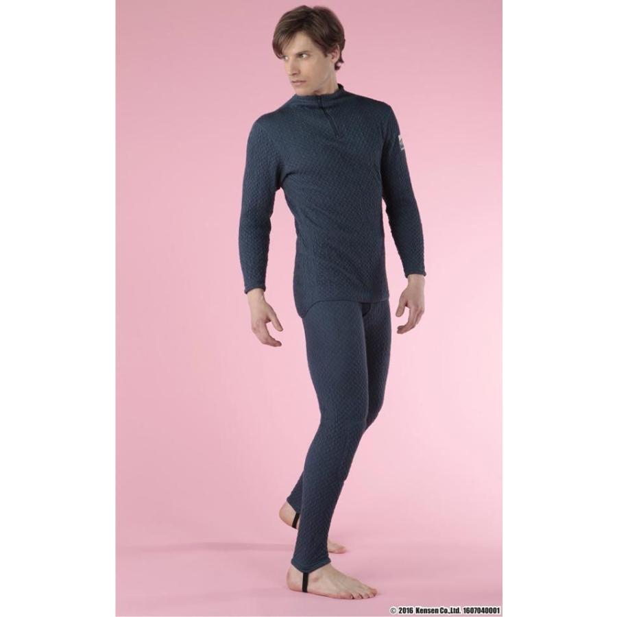 ひだまり 極 紳士用 上下セット S〜LLサイズ 健繊 防寒インナー