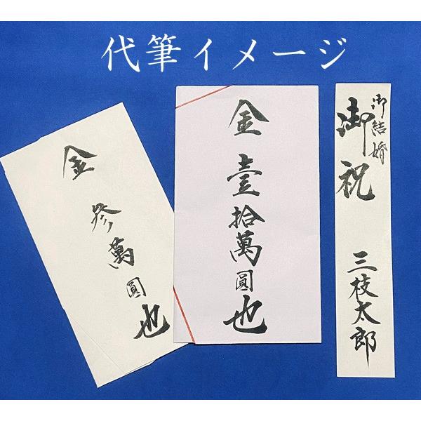 代筆・送料無料 3または7営業日発送選択 ご祝儀袋（小）結婚御祝用