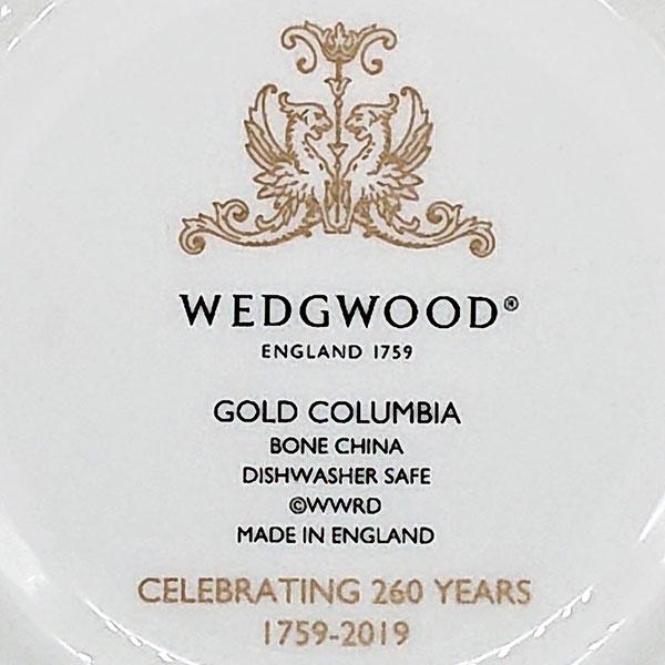 値下げしました❗️ウェッジウッド　コロンビアゴールドプレート　20cm タイムセール特別価格】ウェッジウッド WEDGWOOD コロンビア