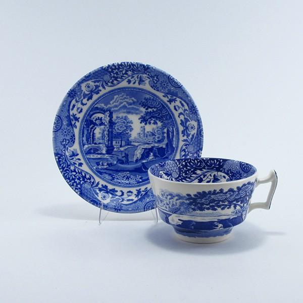Spode スポード ブルーイタリアン ティーカップ&ソーサー