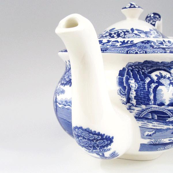 Spode スポード ブルーイタリアン ティーポット BLI1400 : 創美 Spode スポード ブルーイタリアン ティーポット BLI1400 : 創美