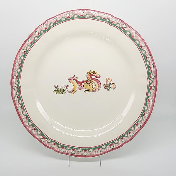 ジアン Gien / Jardin imaginaire プレート22cm 6枚