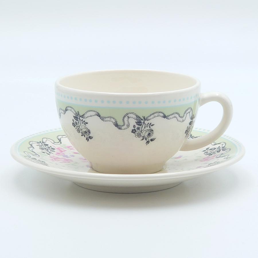 ジアンのカップ GIEN ジアン ポンパドール ティーカップ&ソーサー10422PTH : 創