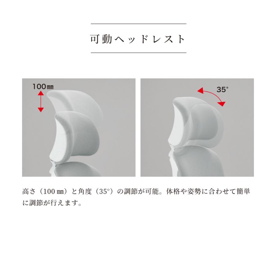 オカムラ（okamura） Sylphy シルフィー用 可動ヘッドレスト単品