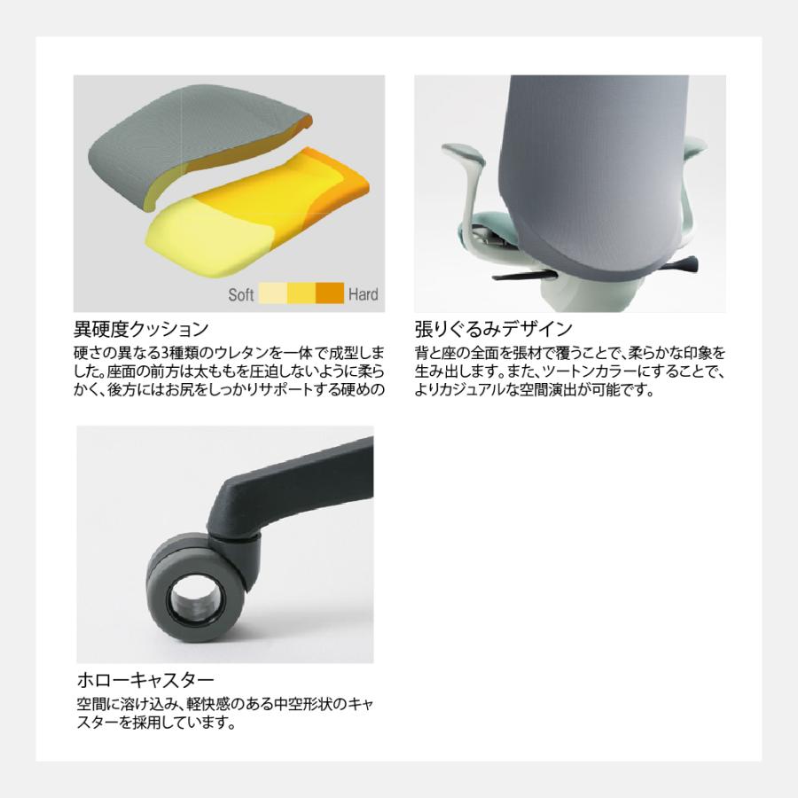 オフィスチェア オカムラ スフィア エクストラハイバック CT2EAA ブラックボディ・ブラック脚 固定肘 ノーマルキャスター