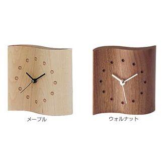 時計 置き時計 掛け時計 木製 天然木 ウォルナット 日本製 国産 マイン時計 (小) cosine コサイン MC-100W｜soho-st｜02