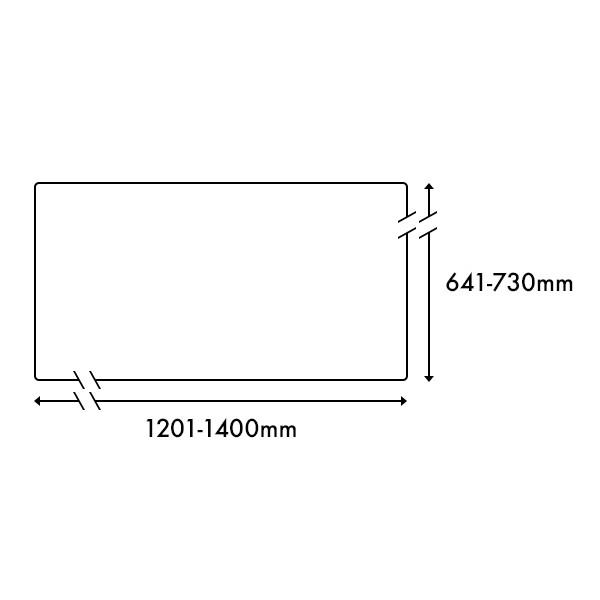 デスクマット 再生塩ビ 非光沢仕上げ SO サイズオーダー 幅1201-1400×奥行641-730mm WEB限定｜soho-st｜02