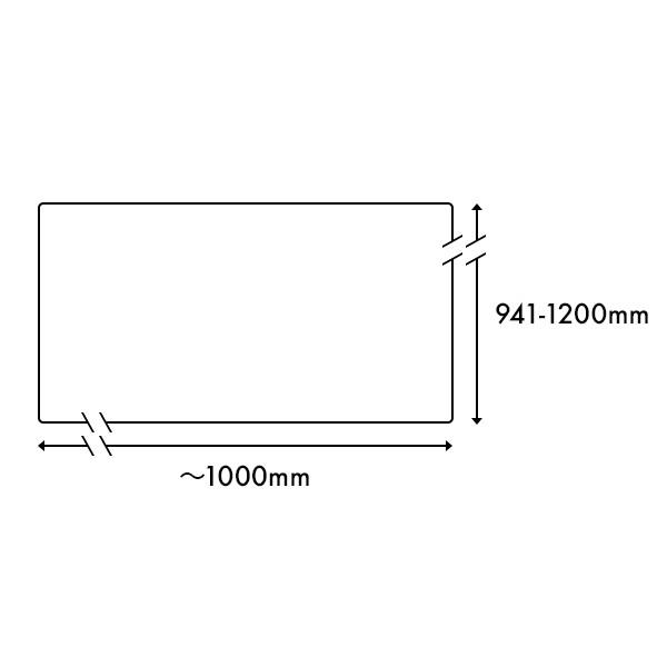 デスクマット 再生塩ビSO 非光沢仕上げ グレー下敷き付 サイズオーダー -幅1000×奥行941-1200mm WEB限定｜soho-st｜02