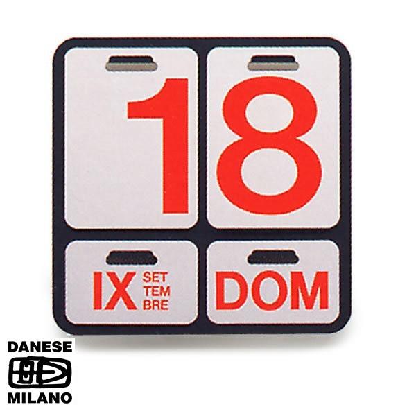 カレンダー 万年カレンダー 壁掛け ダネーゼ フォルモサ DANESE Formosa ベースブラック 文字色ブラック レッド デザイナーズ ポイント利用 | DANESE