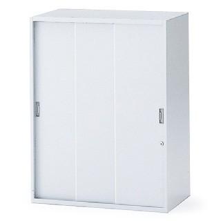 キャビネット 収納 イトーキ THIN LINE400 シンラインキャビネット H1040 W800 3枚引戸型 上段用 自社便 開梱 設置付