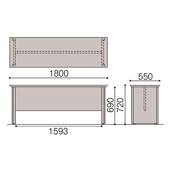 最新 役員用家具 役員家具 イトーキ X17シリーズ サイドテーブル 左右兼用 X17-185CK-51 自社便 開梱 設置付 【GM4035319511】(146080円)