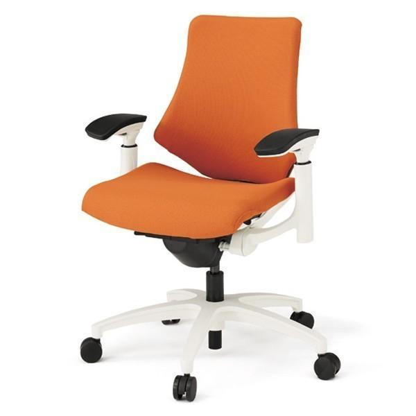 オフィスチェア 布張り ローバック 可動肘 アジャスタブル肘 肘 樹脂脚 イトーキ エフ チェア ITOKI f ITOKI キャスター 回転 昇降