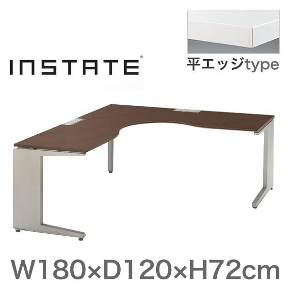 インステート L型デスク W180×D120 平エッジ イトーキ ITOKI 自社便 開梱 設置付