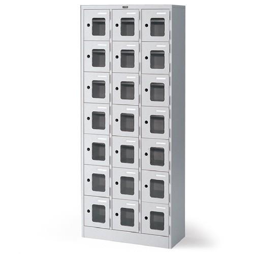 シューズボックス 靴箱 げた箱 下駄箱 イトーキ ITOKI 扉付タイプ 21人用窓付 HDK-7537AK1-WE 自社便 開梱 設置付