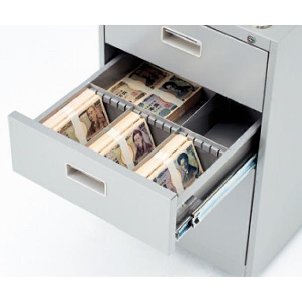 イトーキ（ITOKI） 金融機関用家具 キャビネット 現金出納用 引出し3段