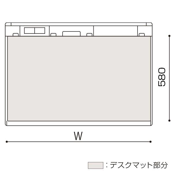 イトーキ（ITOKI） デスクマット CZYデスク CRYデスク用 幅158×奥行