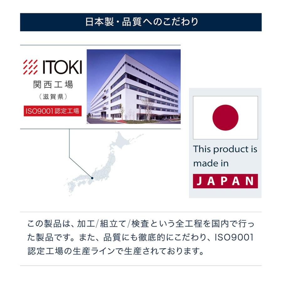オフィスチェア イトーキ セレーオ チェア ハイバック クロス 固定肘付 樹脂脚 自社便 日本製 ITOKI Celeeo KF-585GS1-TT まとめ買い3%オフ_12