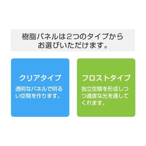 間仕切り パーテーション スクリーンパネル Kタイプ 1連パネル 単独用 H90cm H180cm 樹脂パネル キャスター付 イトーキ ITOKI 自社便 開梱 設置付｜soho-st｜03