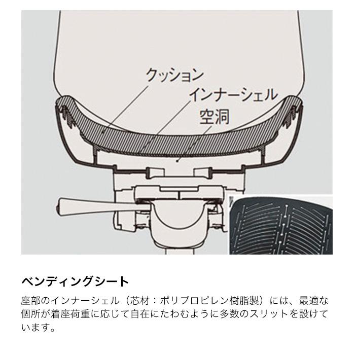 オフィスチェア アクト チェア ハイバック テクスチャードメッシュバック 樹脂脚 イトーキ ITOKI Act KG-470JE-GNの画像