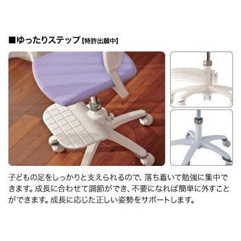 イトーキ 学習チェア ハート チェア 型 足置き 布張り 回転 昇降 イトーキ 学習チェア ハート チェア 型 足置き 布張り 回転 昇降