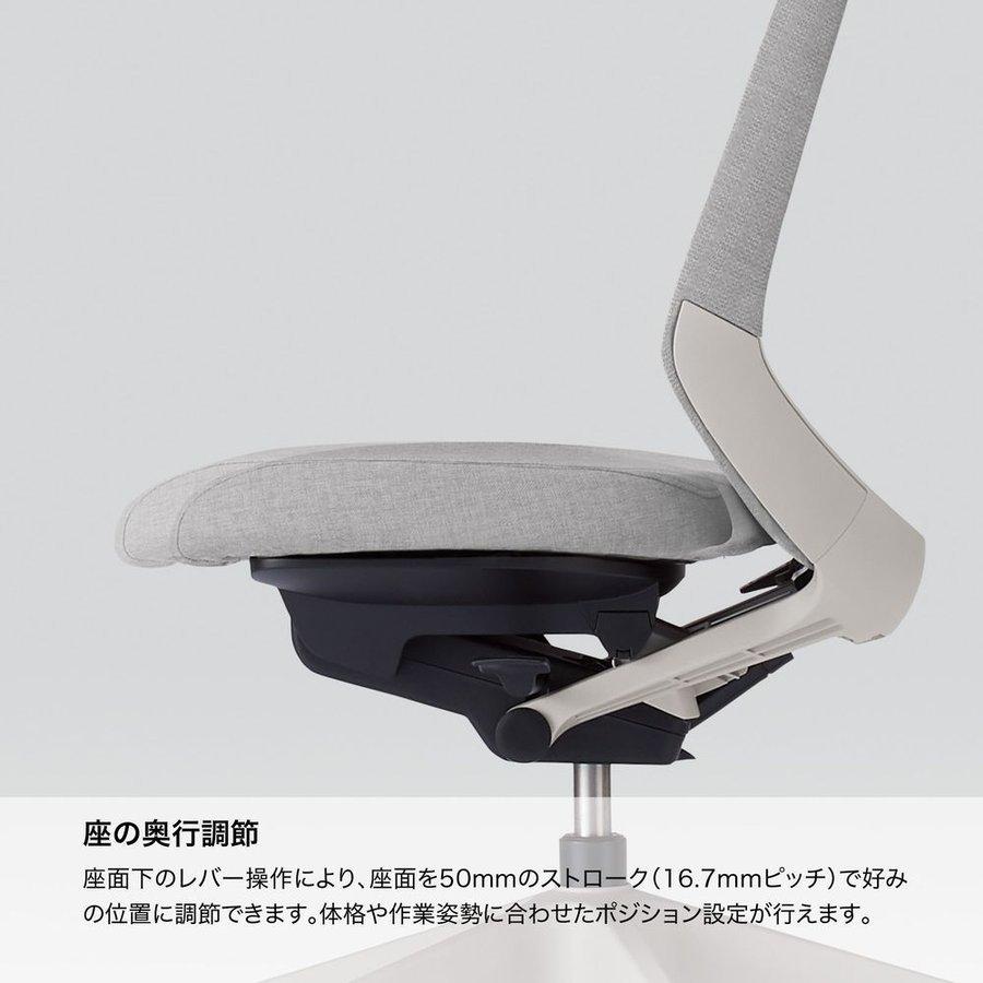 オフィスチェア エクストラハイバック ヘッドレスト 3Dアーム 可動肘 テクスチャードメッシュ ランバーサポート イトーキ ITOKI ノート チェア Nort KJ-157JEE｜soho-st｜11