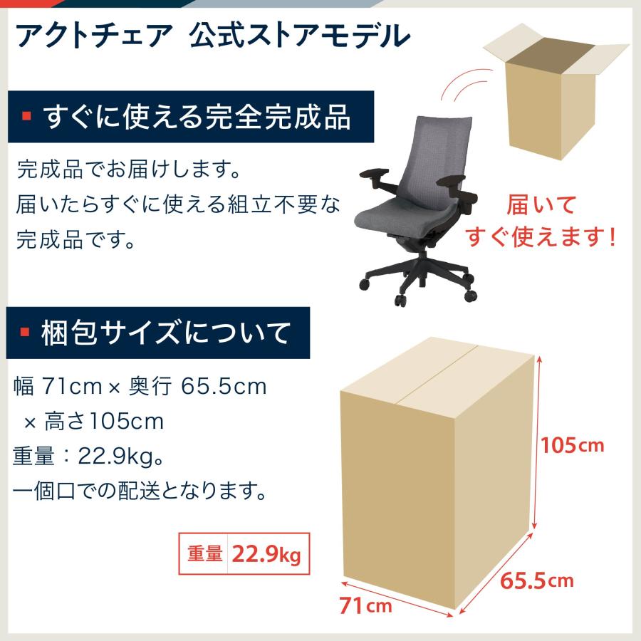 イトーキ アクトチェア 公式ストアモデル オフィスチェア メッシュ ハイバック 4Dリンクアーム ITOKI Act KG [5000円クーポン3/22-4/22]｜soho-st｜20