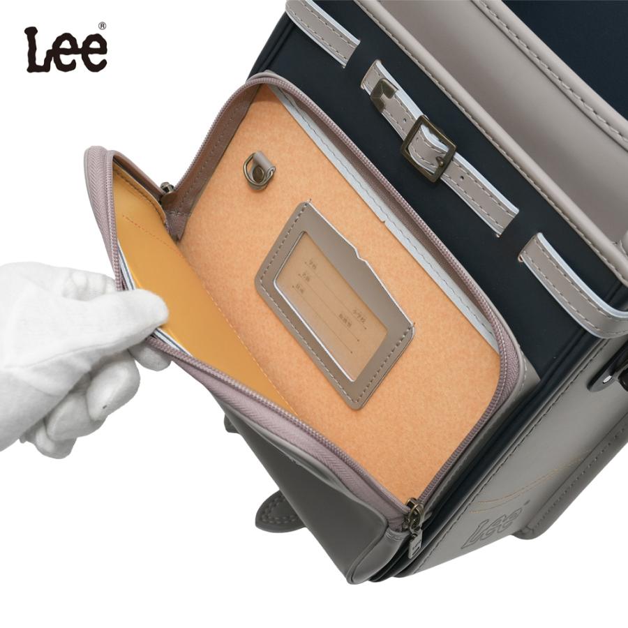 ランドセル Lee ( リー ) ブランド コラボ A4フラット対応 日本製 6年保証 送料無料 ワンタッチロック ユニセックス カラバリの画像