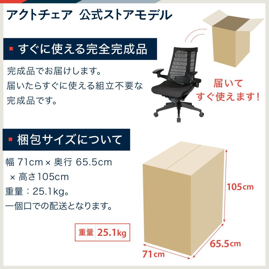 オフィスチェア イトーキ アクトチェア 公式ストアモデル エラストマー ハイバック 選べるキャスター 4Dリンクアーム ITOKI Act [5000円クーポン4/25-5/19]｜soho-st｜20