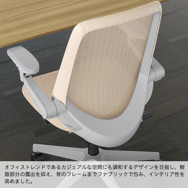 オフィスチェア エクストラハイバック ショルダーサポート 3Dアーム 可動肘 クロス イトーキ ITOKI ノート チェア Nort KJ-137SAEの画像