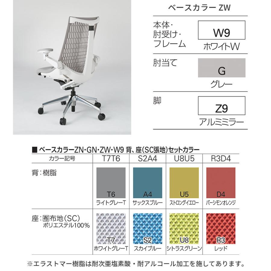 オフィスチェア エラストマーバック 4Dアーム シンクロロッキング 可動肘 イトーキ アクトチェア act ITOKI KG447SC まとめ買い3%オフ_13
