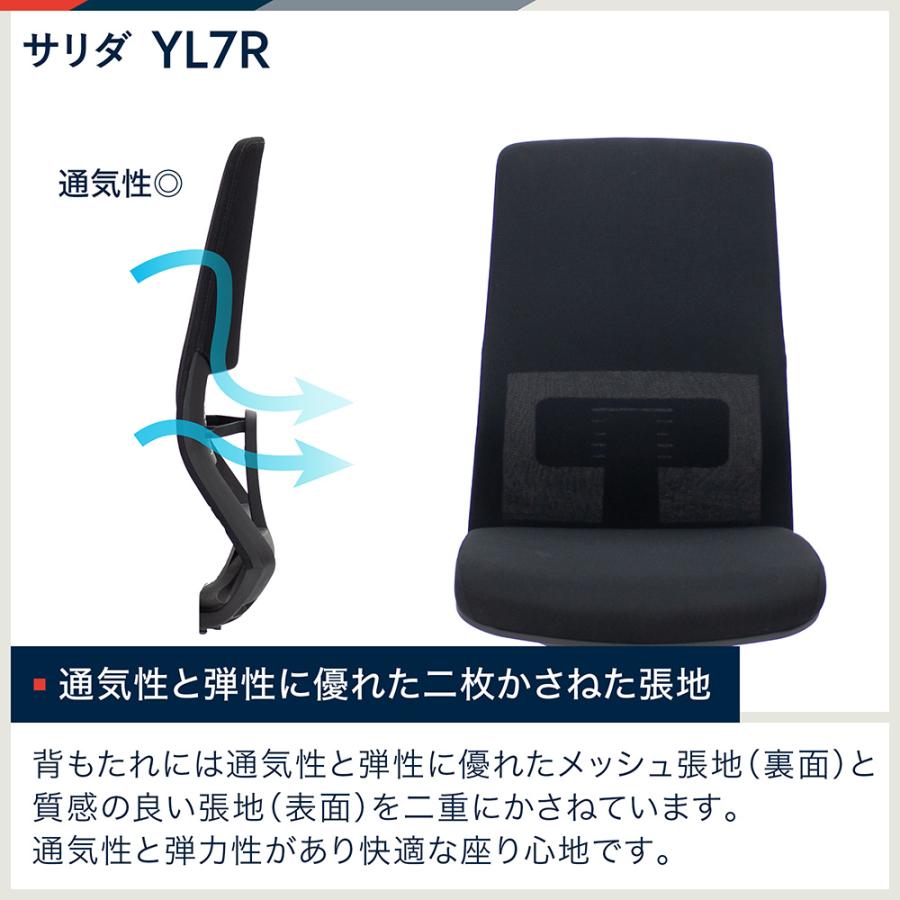サリダ オフィスチェア イトーキ チェア YL7R ベーシックタイプ