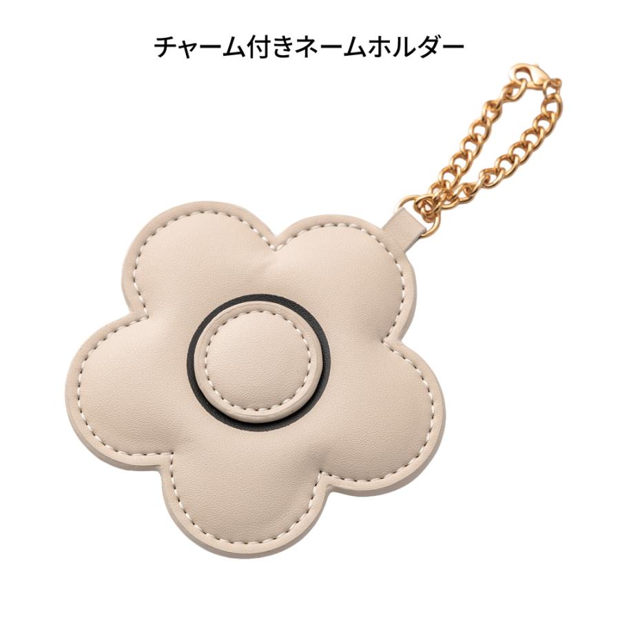 ランドセル MARY QUANT マリークワント MQR-26027 A4フラットファイル キューブ型 ミラー付チャーム 撥水加工 背カン 左右ナスカン 反射素材 マリクワの画像