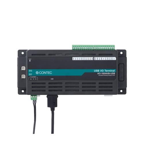 AO-1604AIN-USB コンテック アナログ出力 USB I/Oユニット 4ch(16bit 50ks/s) バス絶縁 Nシリーズ