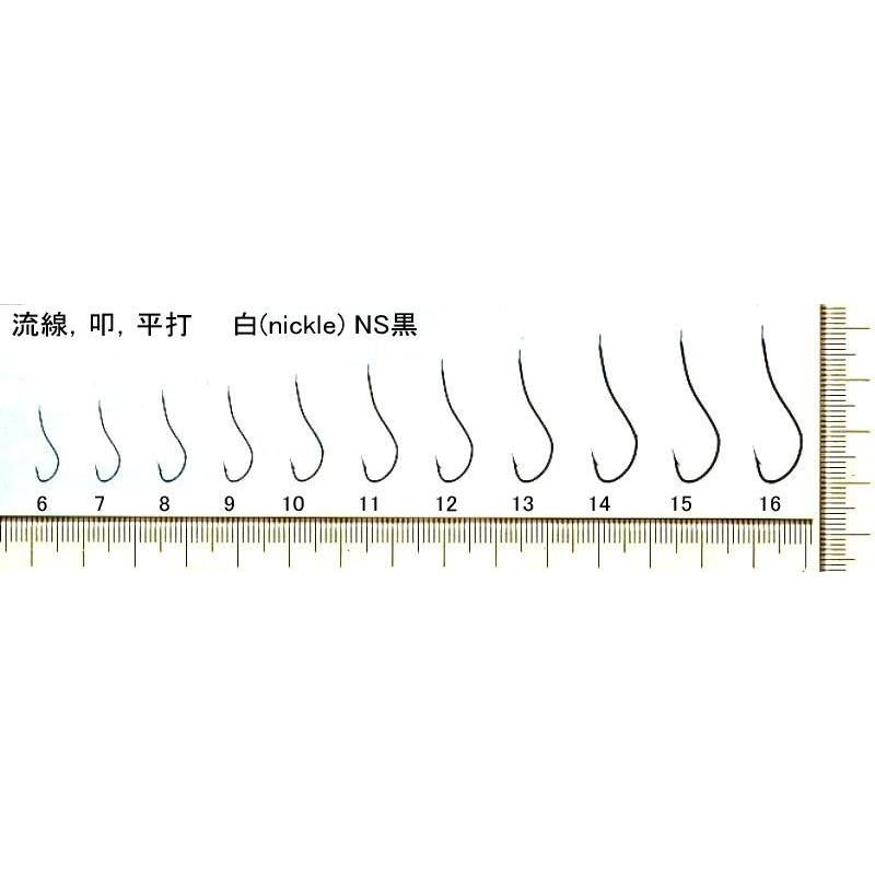 流線針 100本 白、黒、銀掛 8号〜13号 : 添山高千穂店 - 通販