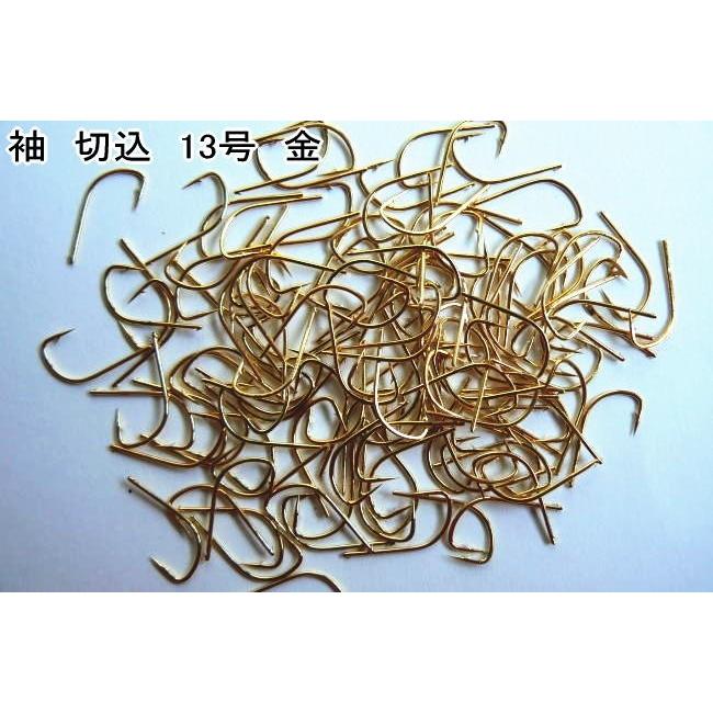 袖針 切込 100本 白、金 1号、2号、4号、7号、11号、12号 : 添山高千穂