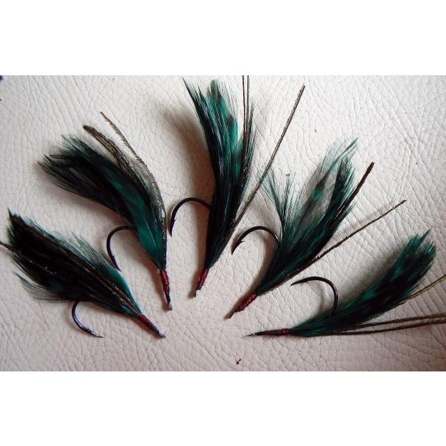 毛針 フカセ17号 NS黒 50本 緑鳥毛 孔雀ラメ : 添山高千穂店 - 通販