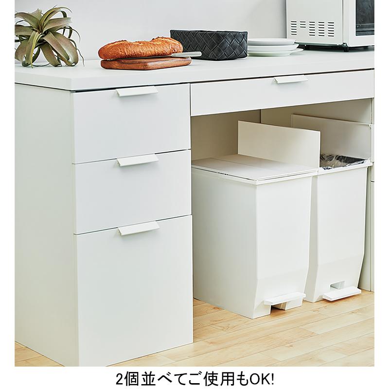 【エントリー10P倍】ゴミ箱 35L【2個セット】ペダルダストビン 【日本製】 スリム ふた付き 足踏み ペダル式 ダストボックス ごみ箱  袋が見えない 35リットル｜sohostore｜02