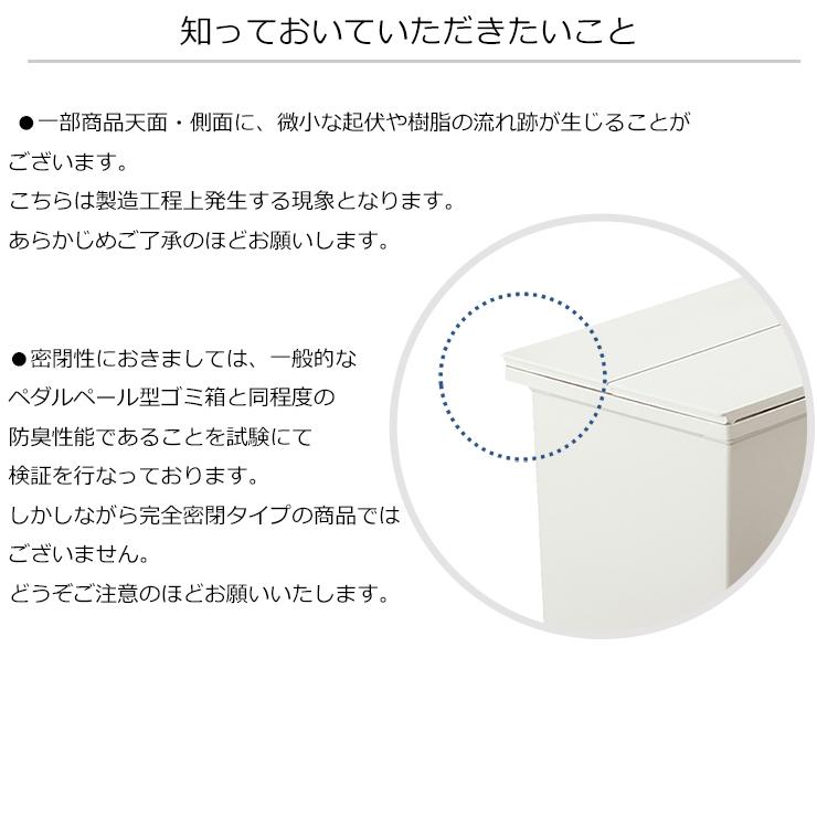 【エントリー10P倍】ゴミ箱 45リットル ペダルダストビン 日本製 スリム ふた付き 足踏み ペダル式 ダストボックス ごみ箱 おしゃれ 袋が見えない 分別 生ゴミ｜sohostore｜10