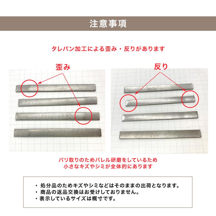 Susi　端材 ステンレス板 端材 幅6mm 長さ80~100mm 厚み 0.8~1.2mm 10本入 SUS304