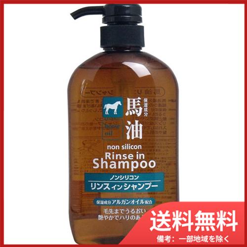 TKコーポレーション 馬油 ノンシリコン リンスインシャンプー　600mL 送料無料｜sohshop2